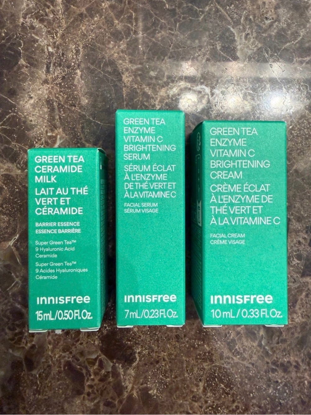InnIsFree Green Tea Travel Size Skincare Trio